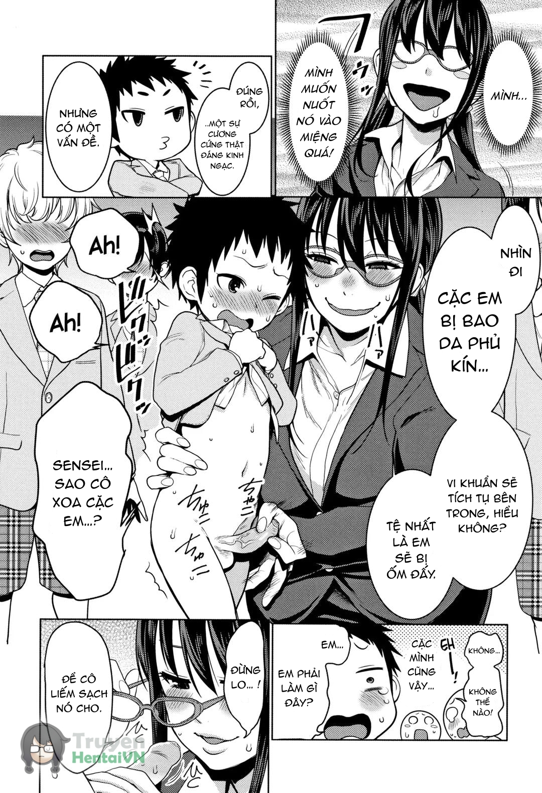 Đọc truyện hentai Yarisugi Seikyouiku! ~Hentai Onna Kyoushi Kikiippatsu~ Oneshot