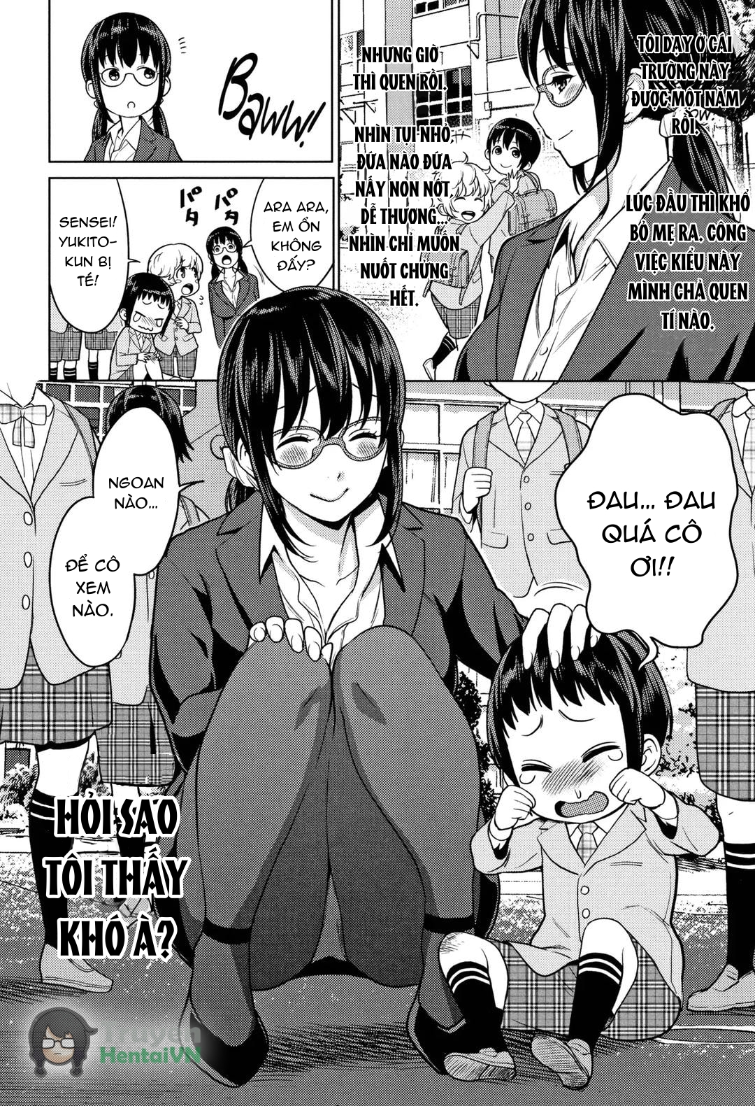Đọc truyện hentai Yarisugi Seikyouiku! ~Hentai Onna Kyoushi Kikiippatsu~ Oneshot