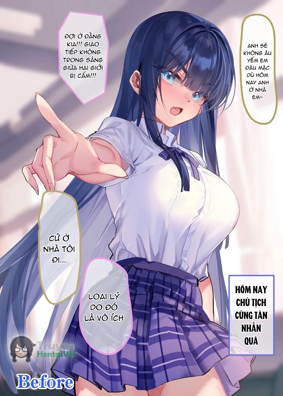 Đọc truyện hentai Boku Dake ni Amai Fuuki Iinchou to no Icha Love Nikutsubo Seikatsu Nisshi - Oneshot