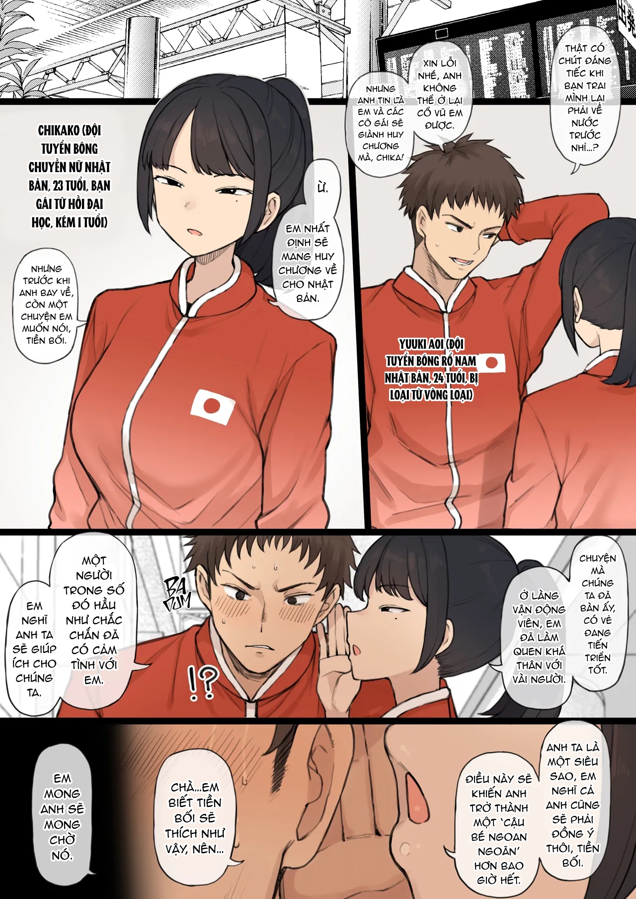Đọc truyện hentai Athletic x Couple x Netorase - Oneshot