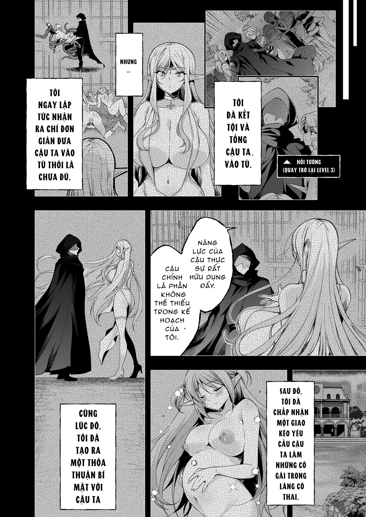 Đọc truyện hentai Elf ni Inmon o Tsukeru Hon LEVEL:8 - Oneshot