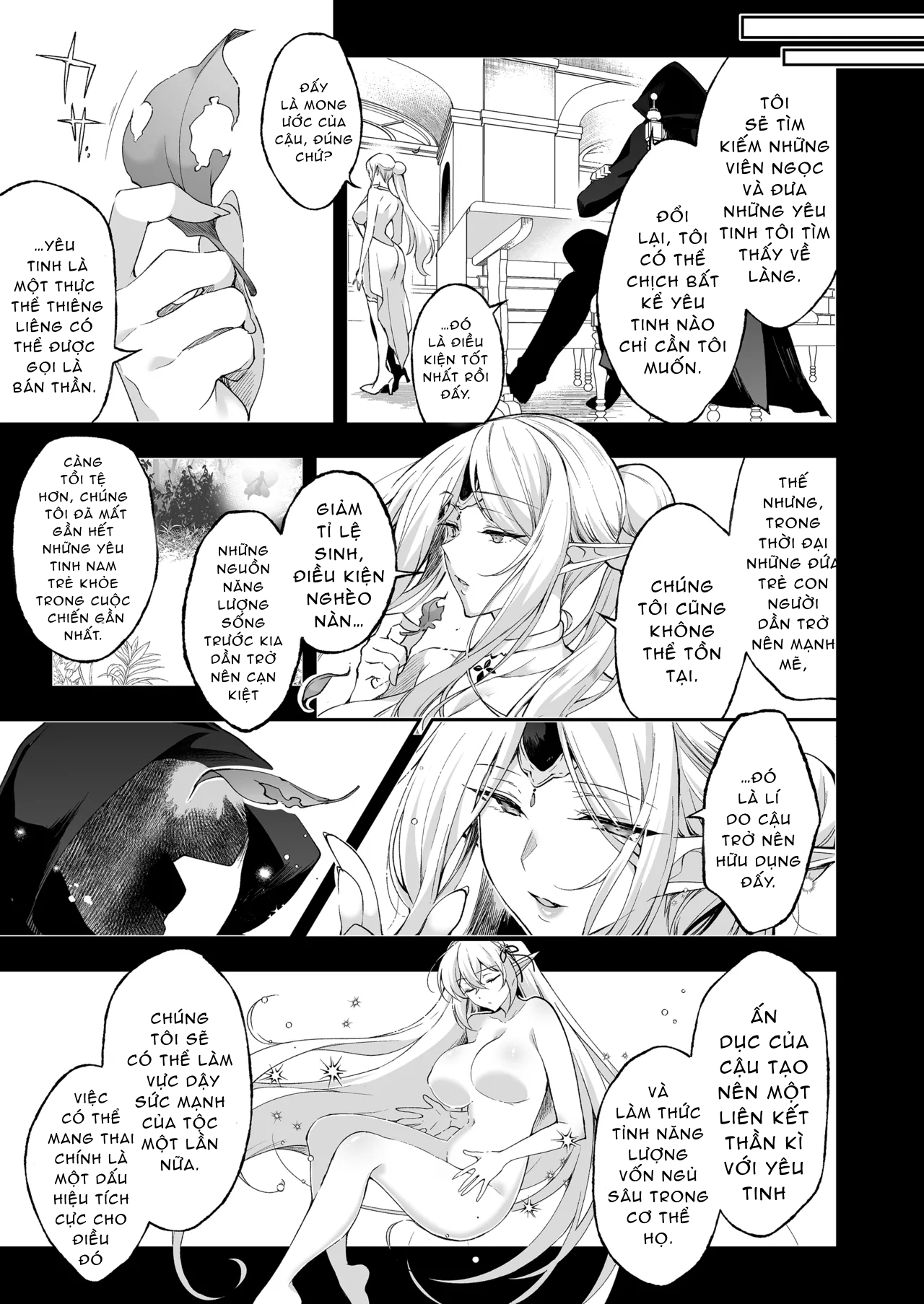 Đọc truyện hentai Elf ni Inmon o Tsukeru Hon LEVEL:8 - Oneshot