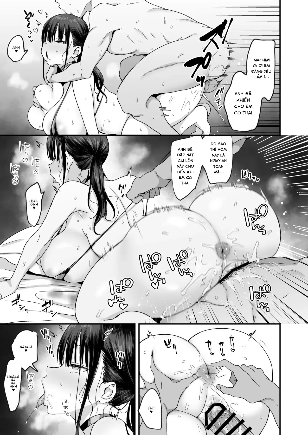 Đọc truyện hentai Muhyoujou de Dosukebe na Machimiya-san - Oneshot