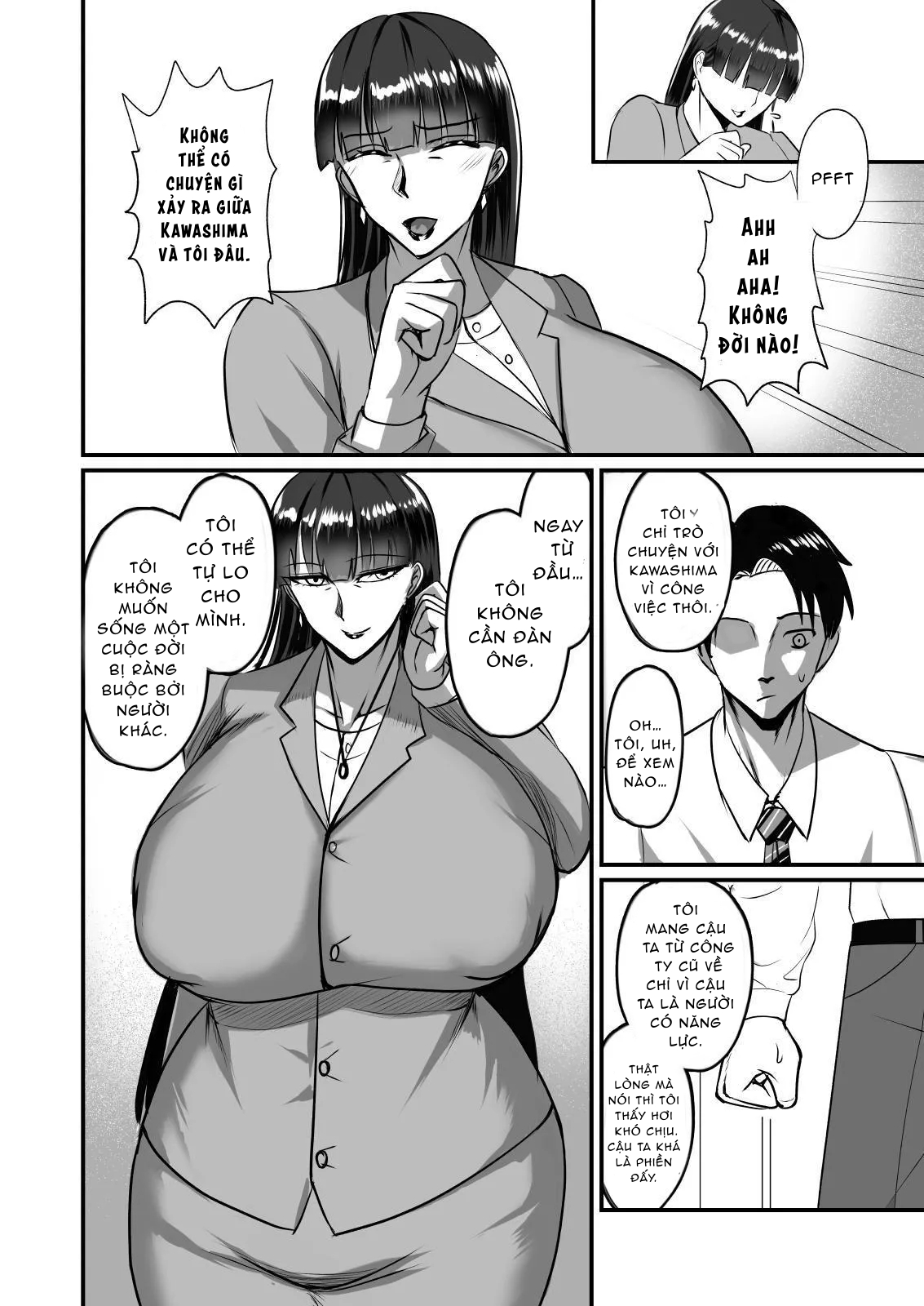 Đọc truyện hentai Jishou Otoko Irazu no Onna Joushi ga Ore o Okazu ni Shiteita Node - Oneshot